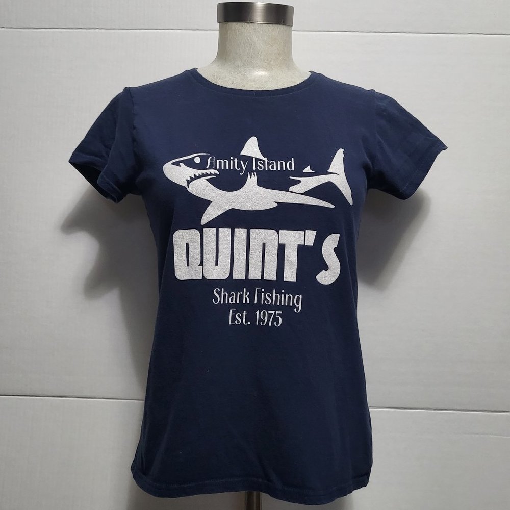 Anvil Jaws - Amity Island - Shark Fishing Tee Size S